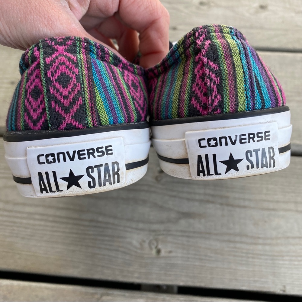 Aztec Print Converse All-Stars - Picture 6 of 8